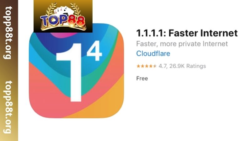Cách tải 1.1.1.1 về điện thoại để chơi TOP88 