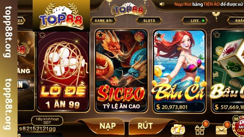 Hướng dẫn cách xóa tài khoản TOP88 cho game thủ
