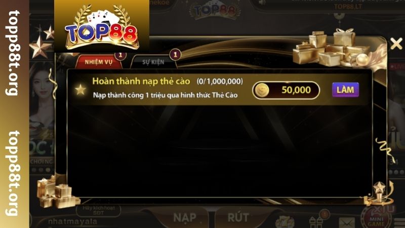 Hướng dẫn quy trình nhận khuyến mãi TOP88 hợp lệ