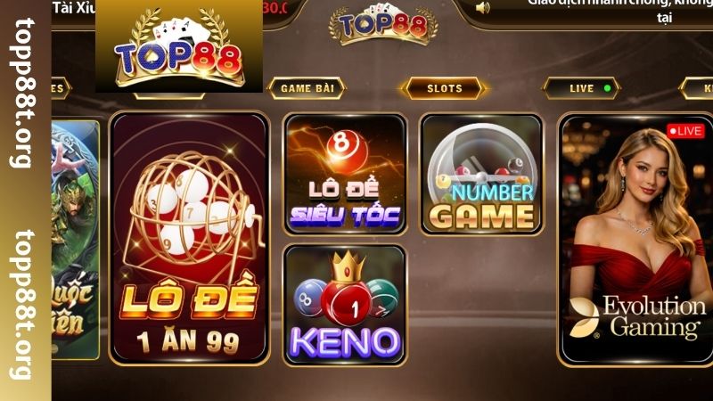 Tìm hiểu về sảnh lô đề TOP88