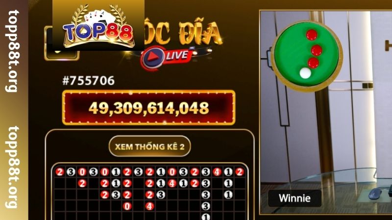Ưu điểm nổi bật khi tham gia xóc đĩa TOP88
